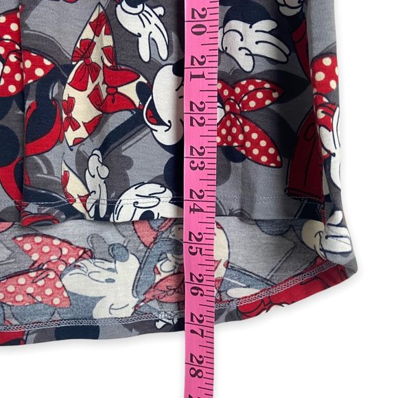 LuLaRoe Minnie Mouse Classic T Size XXS Red Gray Black Classic Tee Short Sleeve - Picture 6 of 6